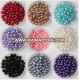 Wholesale Colored Decoration Round Loose Plastic Pearl Beads