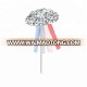 Wholesale Glitter Star Cloud Tassel Cake Topper Cupcake Topper Birthday Party Decoration