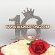 Factory Price Bling Cake Decoration  16 crown Crystal Rhinestone Cake Topper